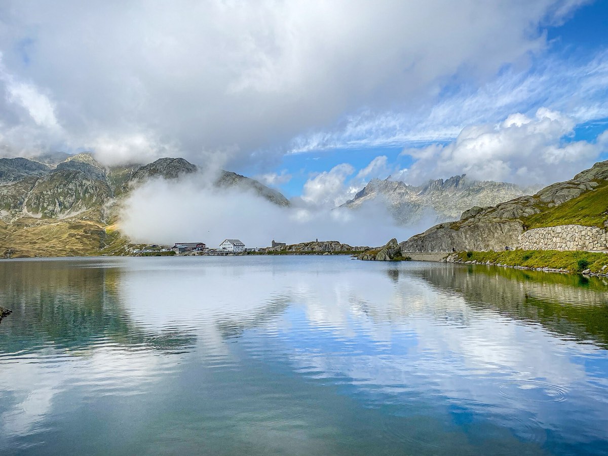 The Totensee at the top of the Grimsel pass